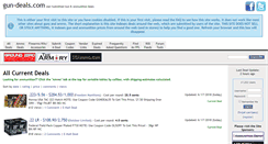 Desktop Screenshot of gun-deals.com